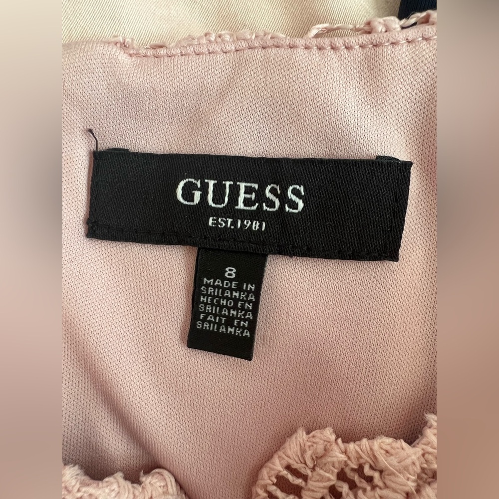 Guess Pink Lace Dress - Picture 3 of 4